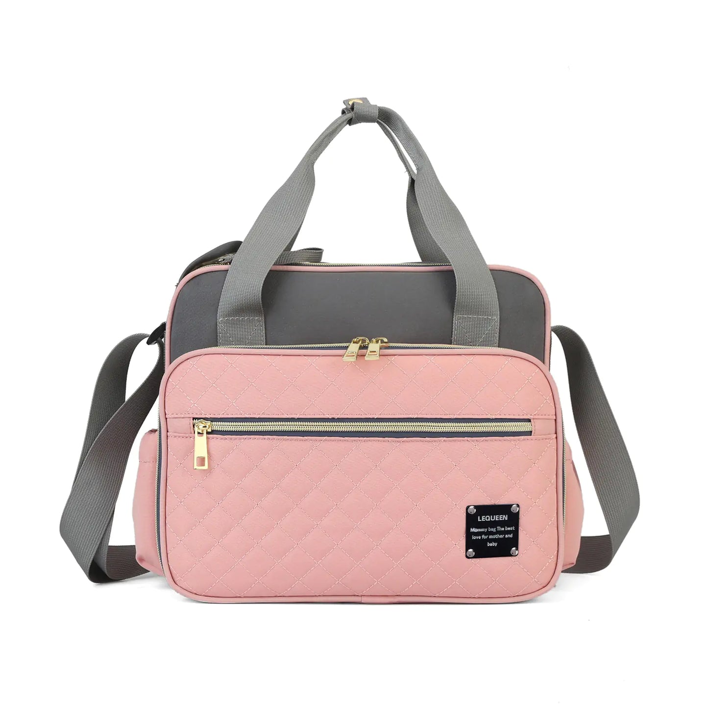 LEQUEEN Stylish Waterproof Multi-Function Mommy Bag