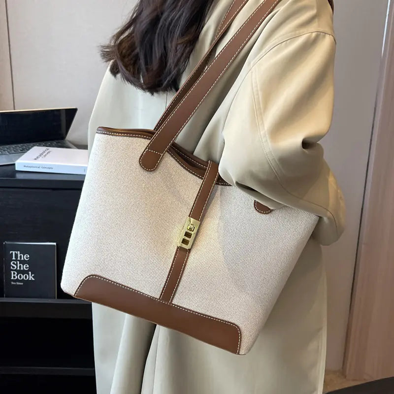 Large Capacity Retro Women's Tote Bag
